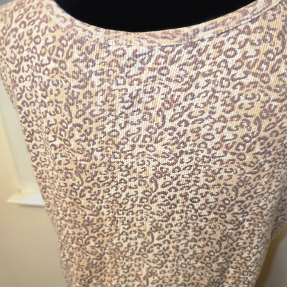 Old Navy First‎ Layer Beige Leopard Print Tank Top Womens Size 4X (28-30) - Picture 5 of 7